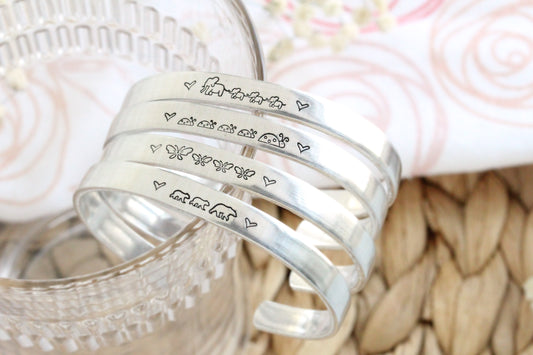 Mama And Baby Cuff Bracelet