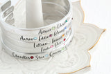 Birthstone Name Bracelet
