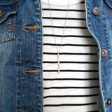 Choose Kindness Long Bar Necklace