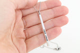 Choose Kindness Long Bar Necklace