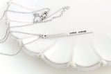 Choose Kindness Long Bar Necklace