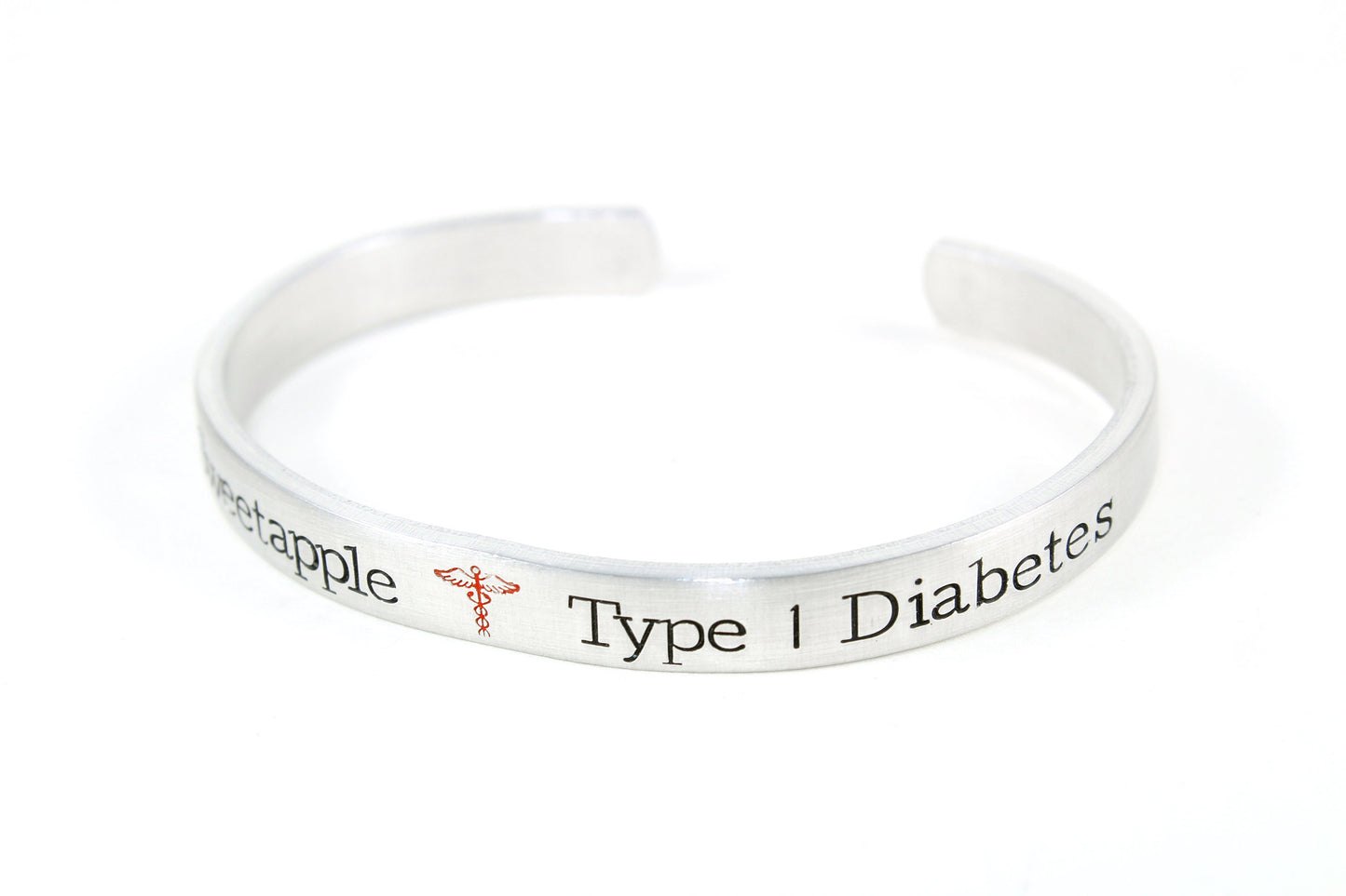 Medical Alert Bracelet With Text Inside