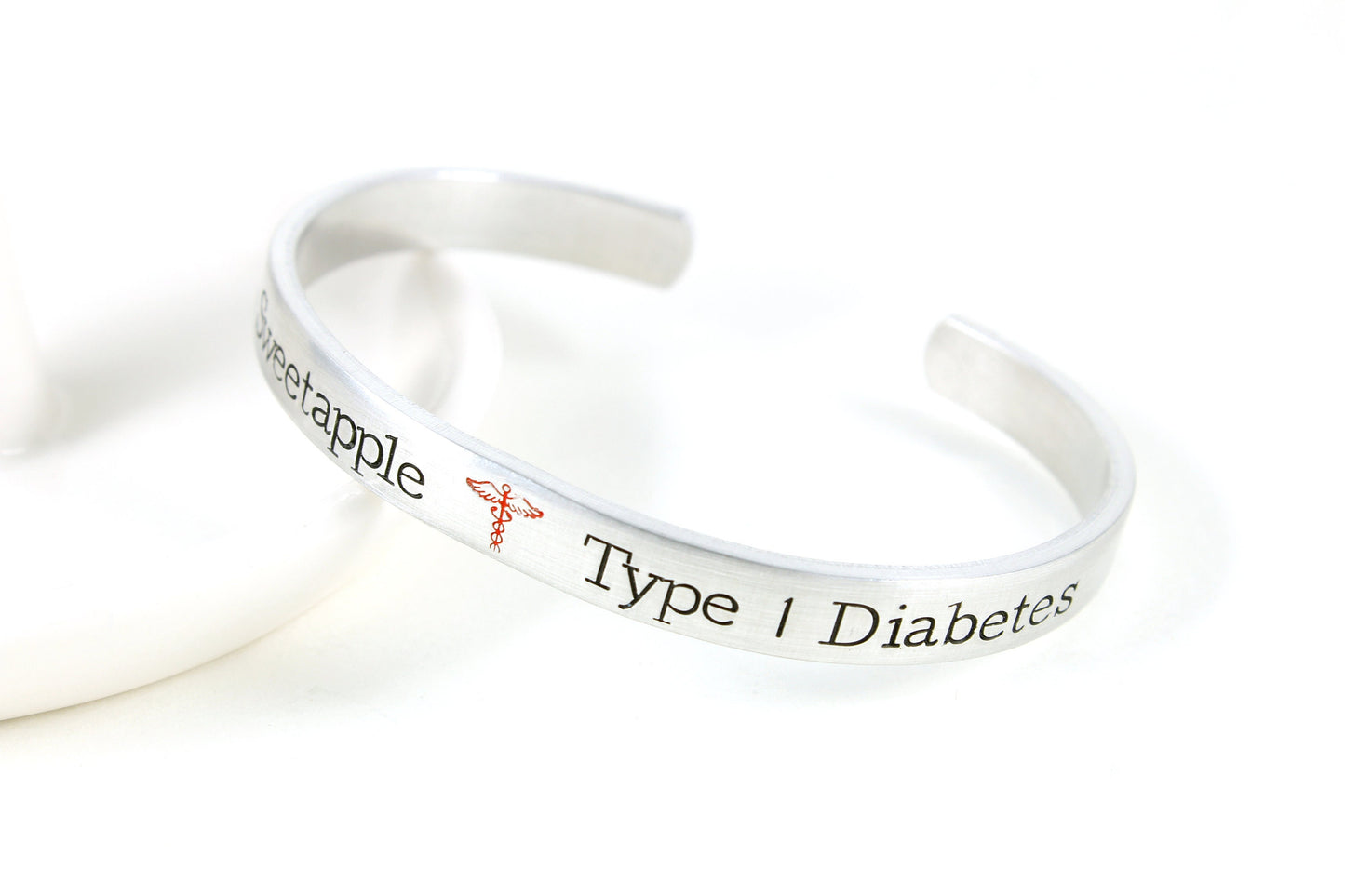 Medical Alert Bracelet With Text Inside