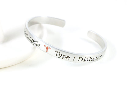 Medical Alert Bracelet With Text Inside