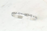My Greatest Blessings Call Me Mom Cuff Bracelet