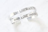 Teach Love Inspire Cuff Bracelet