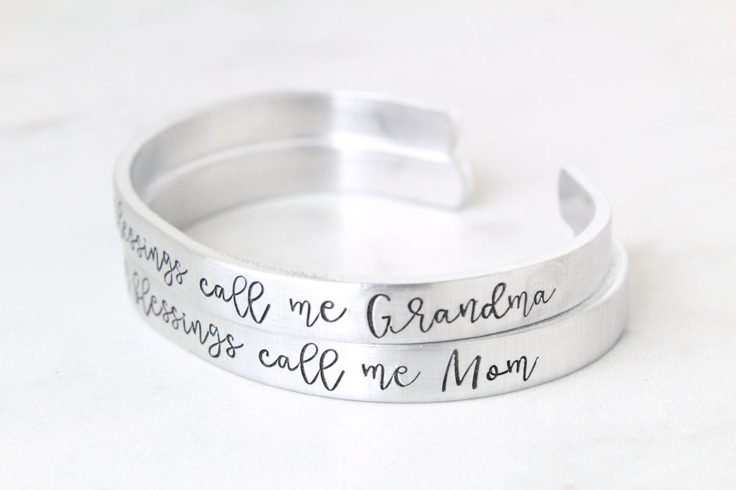My Greatest Blessings Call Me Grandma Cuff Bracelet