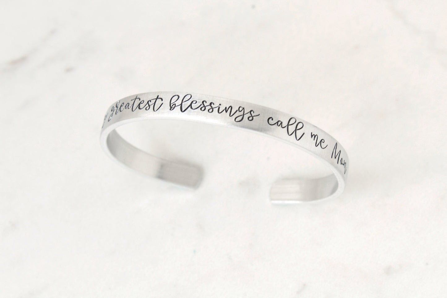 My Greatest Blessings Call Me Grandma Cuff Bracelet