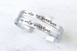 You Are My Sunshine Cuff Bracelet Set