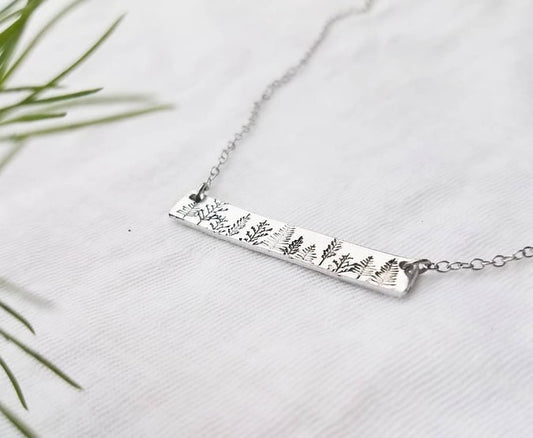 Forest Bar Necklace