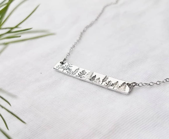 Forest Bar Necklace