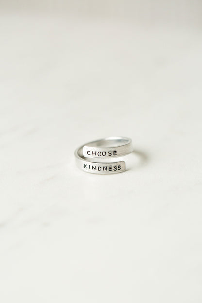 Choose Kindness Wrap Ring