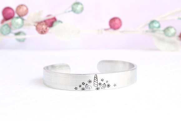 Unicorn Cuff Bracelet