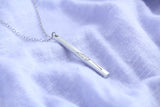 Lavender Vertical Bar Necklace