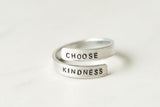 Choose Kindness Wrap Ring
