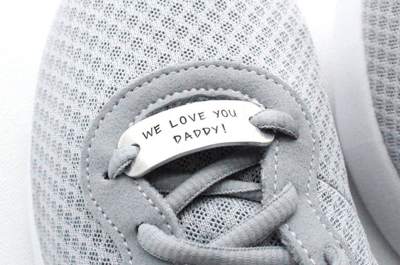 We Love You Daddy Shoe Tags For Dad From Kids