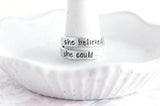 She Believed She Could Wrap Ring