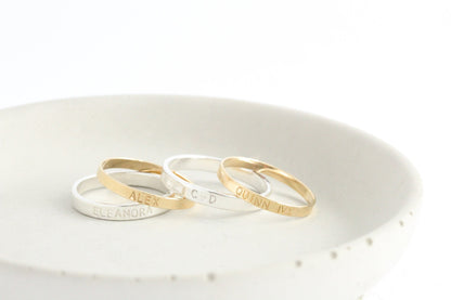Gold Stacking Ring