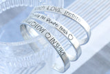 Only The Brave Teach Cuff Bracelet