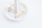 Gold Fill Bar Name Necklace