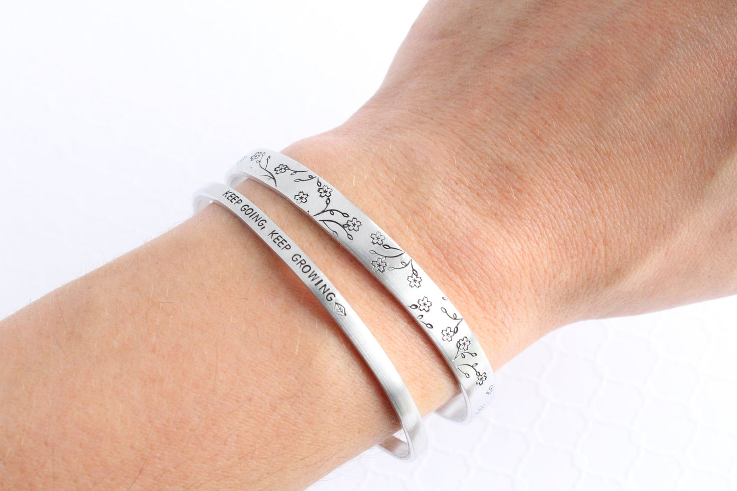 Cherry Blossom Cuff Bracelet