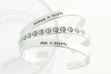 Dogs > People Cuff Bracelet