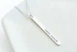 Choose Kindness Long Bar Necklace