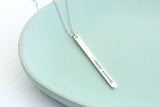 Choose Kindness Long Bar Necklace