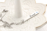 Birthstone Script Name Necklace