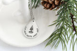 Deep Roots Teardrop Necklace