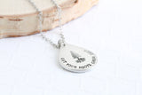 Deep Roots Teardrop Necklace