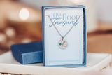 Birthstone Initial Necklace