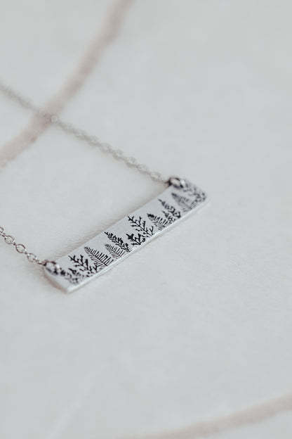 Forest Bar Necklace