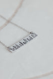 Forest Bar Necklace