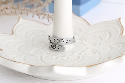 Dandelion Wrap Ring