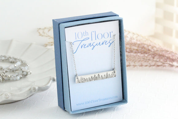 Forest Bar Necklace
