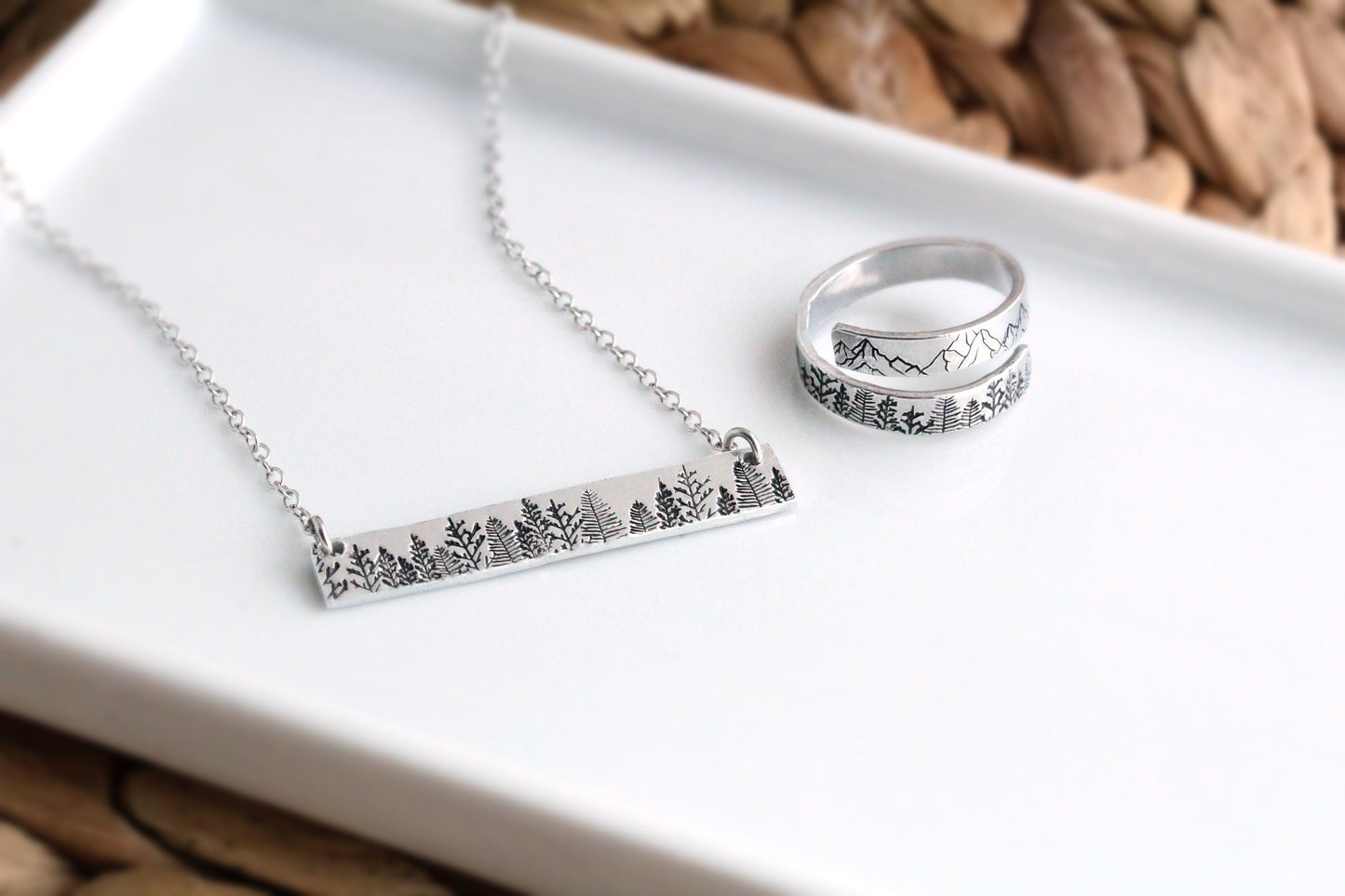 Forest Bar Necklace