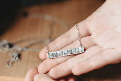 Forest Bar Necklace