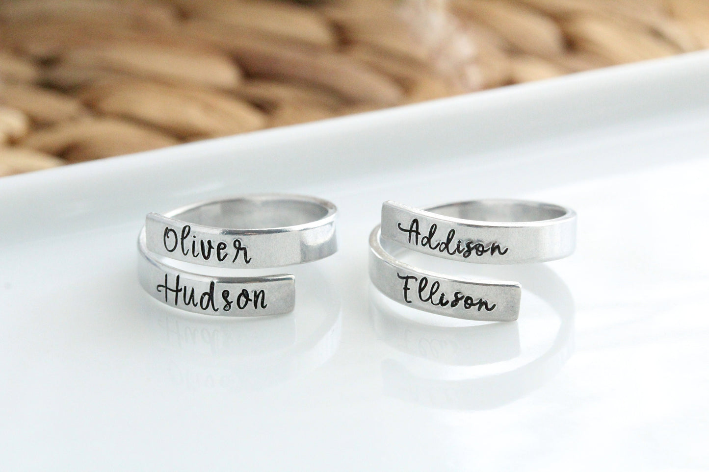 Personalized Name Wrap Ring