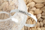 Actually I Can Cuff Bracelet, Nickel-Free and Adjustable