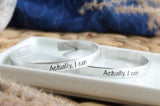 Actually I Can Cuff Bracelet, Nickel-Free and Adjustable