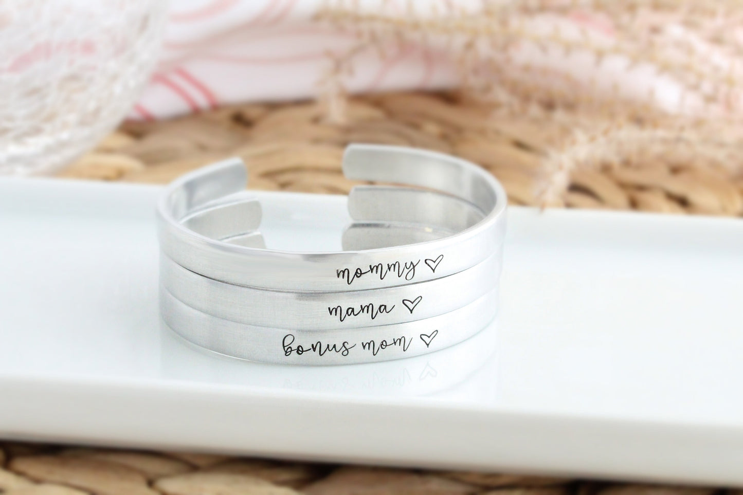 Bonus Mom Cuff Bracelet