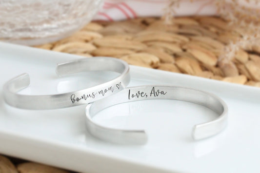 Bonus Mom Cuff Bracelet