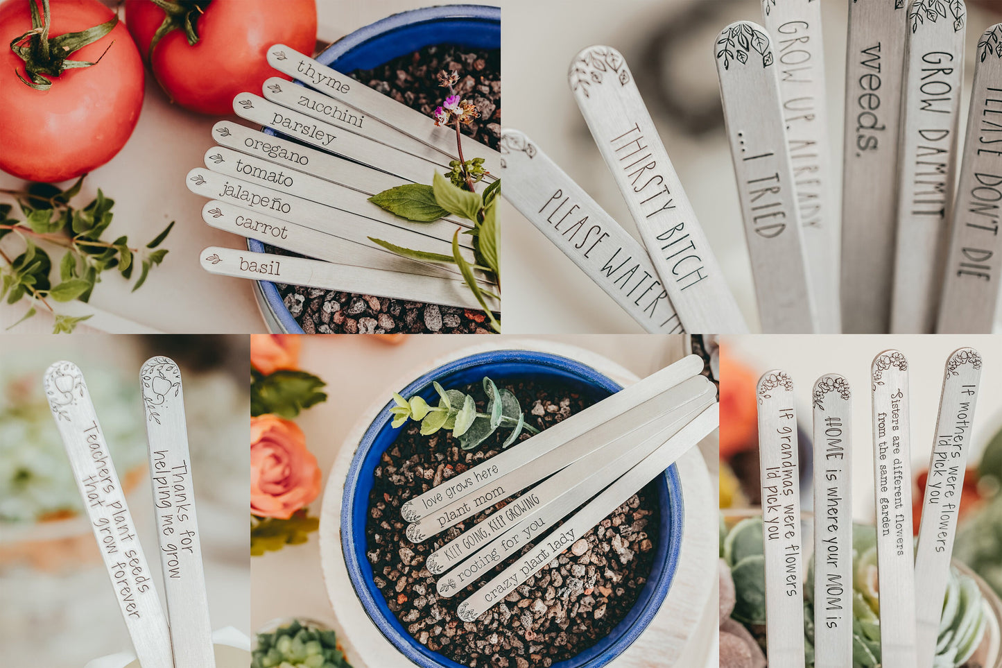 Gift for Her Keepstakes Garden Markers