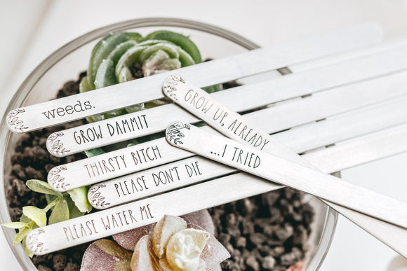 Sassy Keepstakes Garden Markers
