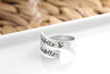 Fearfully & Wonderfully Made Wrap Ring