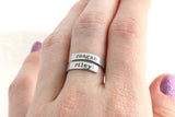 Personalized Name Wrap Ring