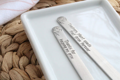 Teacher Gift Keepstakes Garden Markers