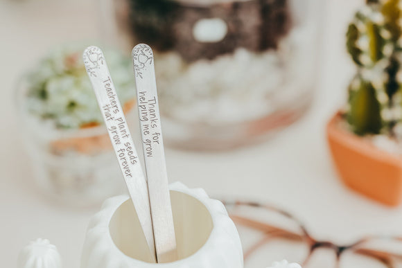 Teacher Gift Keepstakes Garden Markers